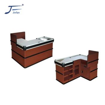 Checkout Service Counter Pharmacy Retail Shop and Supermarket Equipment Convenience Store Checkout Counters - Changshu Jinfan Business Equipment Co., Ltd - China