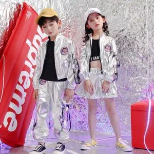 Kids' Hiphop Suit Boys' Hiphop Drum Kit Girls' Jazz Costume Hiphop Clothing Fashion Children's Sequin Clothing - Guangzhou Tianchain Trading Co., Ltd - China