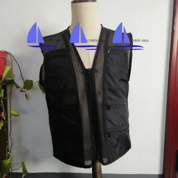 a Black Mesh Fishing Vest - Shaoxing Shangyu Lianya Garment Co., Ltd. - China