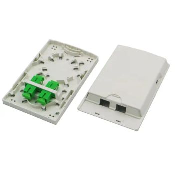 Indoor FTTH 2Port Fiber Optic Face Plate 1Y MOQ100 - TOPNET (SHENZHEN) COMMUNICATION CO.,LTD - China