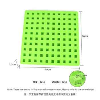Lst 100 Cavities Square Shape Green Mold for Chocolate Gummy MOQ 50PCS Origin China Trademark LST Warranty 1 Year Model NO. - Chengdu LST Science and Technology Co., Ltd. - China