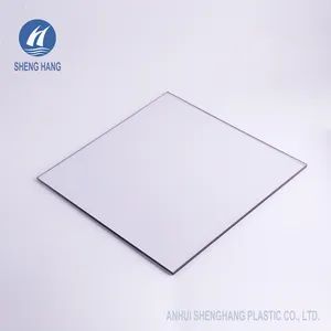 Fireproof Plastic Sheets Polycarbonate Roofing Panels Type Flat Material PC Origin China Trademark OEM Width 0~2100mm Usage - ANHUI SHENGHANG PLASTIC CO., LTD. - China