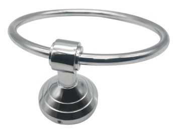 Nc52032 Modern Wall Mounted Bathroom Towel Racks Towel Holders Stainless Steel Hand Towel Rings - TAIZHOU YINADA SANITARY WARE CO., LTD. - China