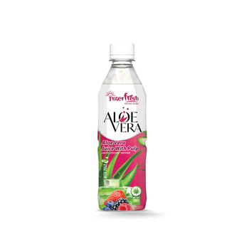 500ml Interfresh Aloe Vera drink with pulp Berries flavor   - INTERFRESH FOOD AND BEVERAGE COMPANY LIMITED - Vietnam