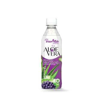 500ml Interfresh Aloe Vera drink with pulp Grape flavor Shelf Life 24 Month Packaging PET bottle Place of Origin Viet - INTERFRESH FOOD AND BEVERAGE COMPANY LIMITED - Vietnam