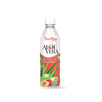 500ml Interfresh Aloe Vera drink with pulp Peach flavor   Place of Origin Viet Nam Storage Type Keep Dry In Place Brand Name Interfresh Or Your - INTERFRESH FOOD AND BEVERAGE COMPANY LIMITED - Vietnam
