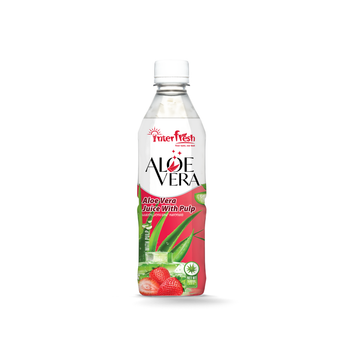 500ml Interfresh Aloe Vera drink with pulp Strawberry flavor Shelf Life 24 Month Packaging PET bottle Place of Origin Viet - INTERFRESH FOOD AND BEVERAGE COMPANY LIMITED - Vietnam