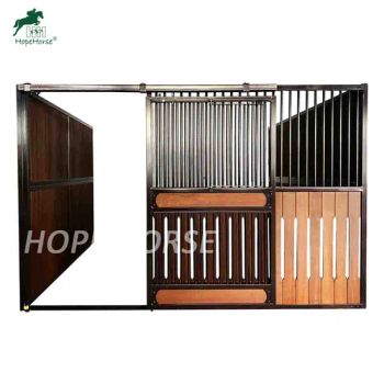 Hot DIP Galvanized Equine Equipment Steel Internal Horse Stable Stall with Sliding Door - QINGDAO HOPE HORSE TRADE CO., LTD. - China