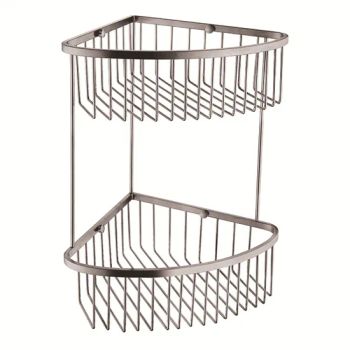 304 Stainless Steel Bathroom Shelves Corner Racks, Triangle Bathroom Storage Rack - Heshan Bedier Pendant Co., Ltd. - China