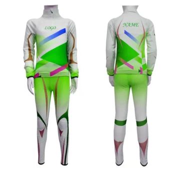 Custom Design Comfortable Windproof Waterproof Ski Suit Speed Skating Suit Full Print Breathable Two-Piece Set Ski & Snow Wear - Kang En (Tianjin) Sports Goods Co., Ltd - China