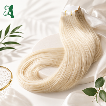 Tape In Blonde #613 DD Quality Finish Luminous Length 10' - 32' Hair Type Human Hair Texture Soft And Luxurious Grade Premium Double Drawn Quality - Dewa Dewi Hair - Indonesia