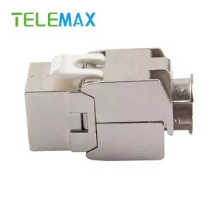 Toolless Keystone Jack RJ45 FTP CAT6 CAT6A Shielded Modular Outlet Connector - SHENZHEN TELEMAX TECHNOLOGY CO., LTD. - China