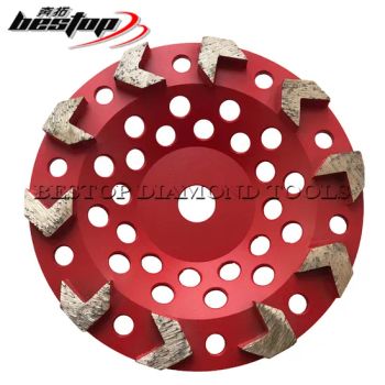 7 Inch Diamond Grinding Tools Angle Grinder Diamond Cup Grinding Wheel for Concrete and Stone - Xiamen Bestop Diamond Tools Co., Ltd. - China
