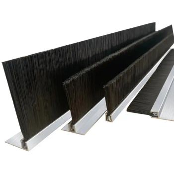 Industry Brush Source Factory PP/PVC/Nylon Cleaning Bottom Door Seal Cabinet Industrial Strip Brush Customizable - Suzhou Saman Technology Co., Ltd. - China