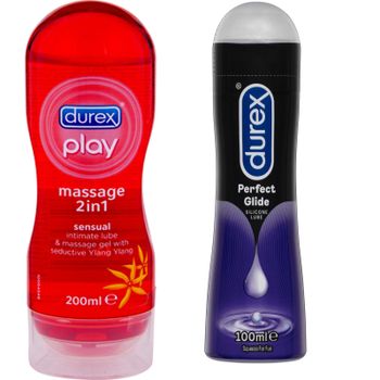 Durex Play Lubricant Gel Trial Pack 3 x 100 ml, Feel, Warming & Perfect Glide, Washable, Non-Greasy & Leaves No Stains, Suitable for Condoms - Smart Agri GmbH - Germany