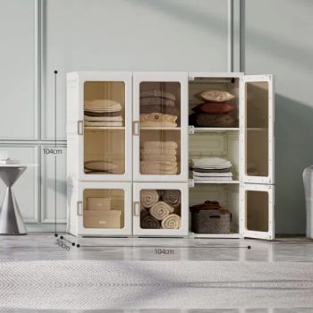 Mayi Bedroom Furniture Kids Plastic Portable Wardrobe Moving Closet Organizer Storage Drawer Boxes Cabinet for Folded Clothes - Zhejiang Antbox Furniture Co., Ltd - China