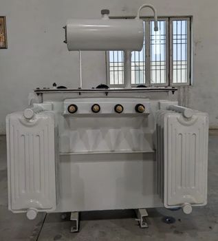 Mild Steel 63KVA Aluminium Wound Distribution Transformer Power KVA 63KVA Phase Three Phase Insulation Class H Material Mild - Anvesh Electricals - India