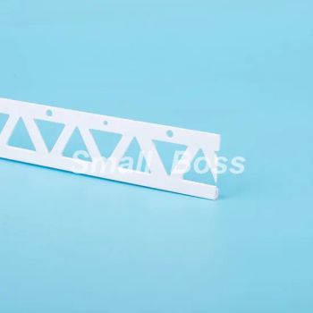 PVC Stop Bead for Plaster P4 MOQ 10000 M Color White Model NO. P4 Material PVC Origin China Tolerance ± 1% Style - Tongxiang Small Boss Special Plastic Products Co., Ltd. - China