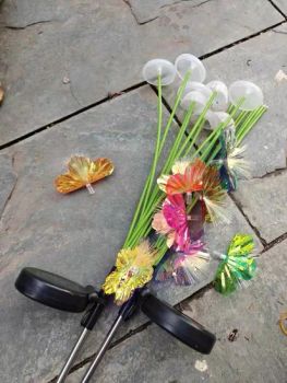 Solar Energy, Courtyard Lights, Garden Lawn Lights, Outdoor Decorative Fiber Optics, Butterfly Lights, Floor Mounted Lights - Taizhou Jiduo Trade Co., Ltd - China