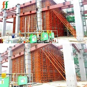 Cast-in-Place Concrete Mould Shapework Steel Frame Plastic Plywood Board Column Wall Formwork - Beijing Fineform Group - China