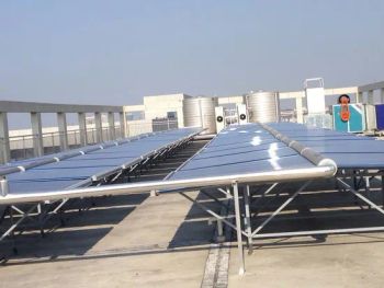 Low Pressure Vacuum Tube Round Manifold Solar Collectors Project - Haining Vod Solar Energy Industry Co., Ltd. - China