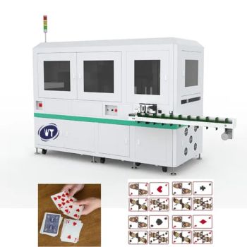 High Precision Die Punch PVC Paper Poker Bridge Playing Card Cutting Machine - Shenzhen Wentong Machinery Co., Ltd. - China