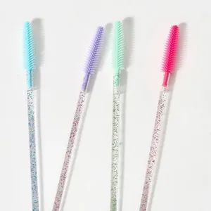 Factory Customized Perfect Cutting Flat Synthetic Hair Thin Angled Eyeliner Makeup Brushes Eyebrow Makeup Brushes for Women - Jimo District Fuqi Interdental Brush Plastic Products Factory - China