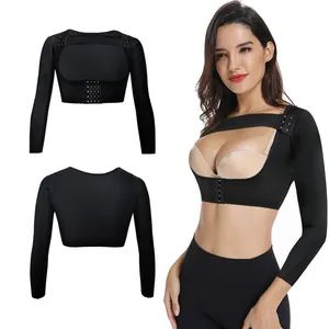 Back Shoulder Corrector Supports Long Sleeves Shapewear Tops Bbl Post Surgery Arm Upper Fajas Body Shaper - Shenzhen Yilairuika Medical Technology Co., Ltd. - China
