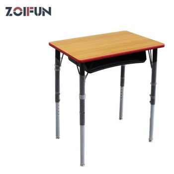 Elementary University Furniture Single School Desks with Chairs; Hot Sale Single School Student Desk and Chair - Jinhua Zhongyi Furniture Co., Ltd - China