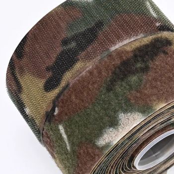 50mm Wide Multicam Webbing Sew on 100% Nylon Loop Tape for Outdoor Clothes, Backpack Hook and Loop Tape - Ningbo MH Industry Co., Ltd. - China