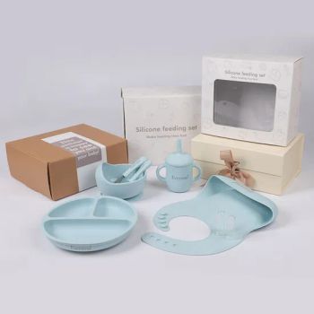Custom Molded Silicone Rubber Children's Dining Sets Bibs, Plates, Bowls, Spoons, and Other Baby Products Children's Accessories Silicone Baby Goods - Dongguan Yiteng Silicone Rubber Hardware Technology Co., Ltd. - China