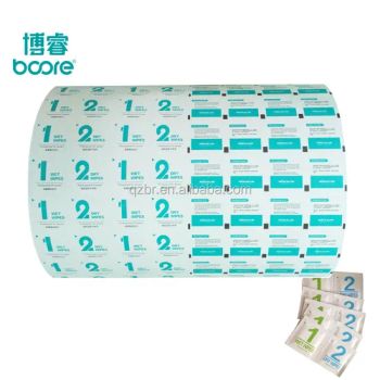 Top Selling Disinfecting Wet Toilet Baby Cleaning Wipes packaging Laminated Wrapping Aluminum Foil Film Paper - Qingzhou Bright Packaging Technology Co., Ltd - China