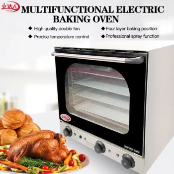 Ld-4A Metal Electric - 4-Layer Convection Hotel Built-in Timer Oven - Guangzhou Lida Kitchen Equipment Co., Ltd. - China
