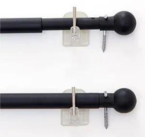 New Arrival Extendable Cafe Rods Metal No Drill Needed Curtain Rod Holders - Ningbo Mysure Home Products Co., Ltd. - China