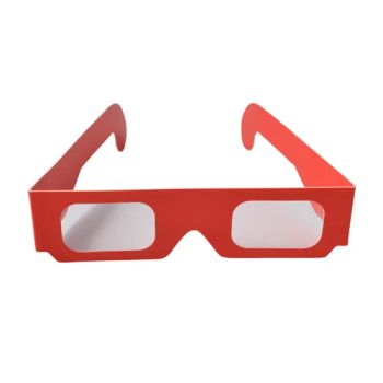 Fashion 3D Eco-Friendly Paper Glasses Entertainment Eyewear for 3D Movie TV Book - Guangzhou Mangou Arts and Crafts Co., Ltd. - China