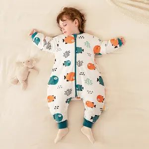 High Quality 100 Cotton Skin Friendly Cute Pattern Baby Clothes Split Legs Baby Sleeping Bag - Jiangxi USBETTAS Maternal and Child Products Co., Ltd - China