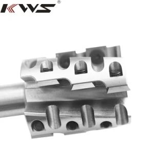 Kws Spiral Cuttehead with Shank Milling Cutter Indexable Carbide Inserts Helical Cutterhead for Milling Machine CNC Accessory - Chengdu Yibai Technology Co., Ltd. - China