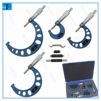 Measuring Device 0-4" Outside Micrometer Sets (0-25/25-50/50-75/75-100mm) - Mitech Metrology Co., Ltd. - China