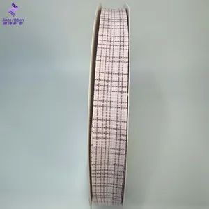 Scottish Thousand Bird Lattice Ribbon 100Y 25mm Customized Heat Transfer 1Y MOQ50 - Huzhou Jinze Ribbon Co., Ltd - China