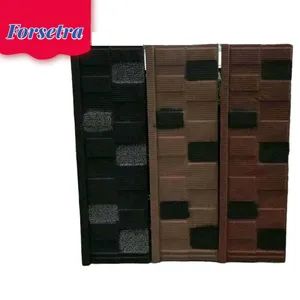 South Africa Lagos Nigeria Ghana Roofing Sheet Stone Coated Metal Slate Roof Tiles Aluzinc Metal Galvanized Roofing Shingles - Hangzhou Forsetra Roof Tile Co., Ltd. - China