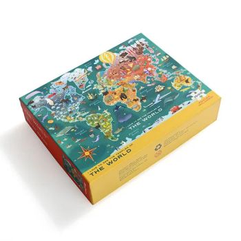 Personalized Jigsaw Puzzles Custom World Map Puzzle Spiel - Xinfeng Gift and Packaging Co., Ltd. - China
