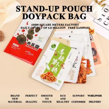 Resealable Dried Fruits Nuts Vegetable Snack Coffee Doypack Food Packaging Stand-up Bag Package - Guangzhou Nanchen Packaging Technology Co., Ltd - China