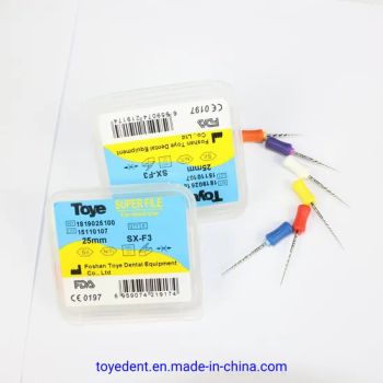 Endo Files Supplier Instrument Dental Endodontic Super Files Niti Material - Foshan Toye Dental Equipment Co., Ltd. - China