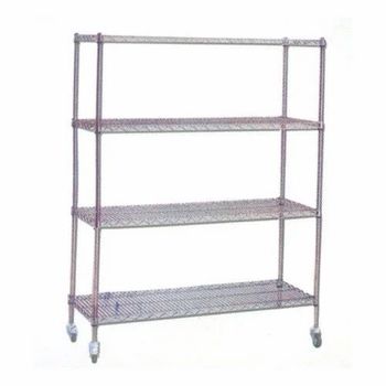 Esd Safe Storage Rack Trolley Shelf Count 4 Wheel Count 4 Design Standard Material ESD Safe ESD Protection Yes Color Silver - Eccd Electronic Control Components & Devices Private Limited - India