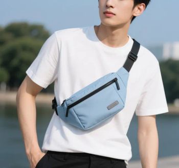 Wholesale Durable Men's Bag Premium Waist Bag Messenger Bag - Guangzhou Victory Leather Factory - China