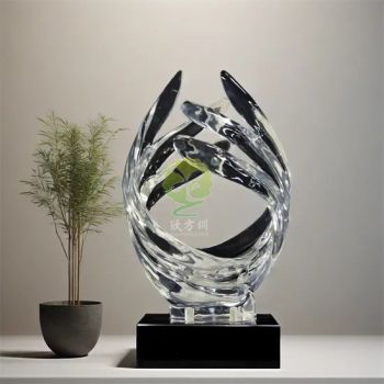 Transparent Resin Irregular-Shaped Abstract Decorative Items, Home Decoration Handicrafts and Sculptures Manufacturer - Shenzhen Xinfangzhen Technology Co., Ltd. - China