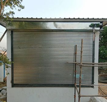 Manual Push Pull Roller Shutter Slat Type Perforated Power Requirement None Surface Finish Customize Locking Type Center - Mahadev Shutter Automation - India
