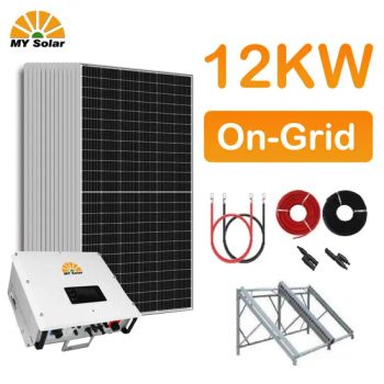 My Solar 12kw on Gird Tied Solar Power Energy System Price with Solar Panels - MY Solar Technology Co., Ltd. - China