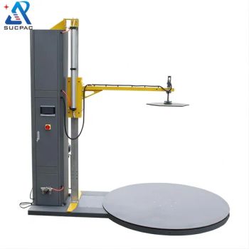 Top Pressing Cargo Logistic Pallet Wrapper Packing Machine Stretch Wrapping Machine - Superpack (Guangzhou) Intelligent Machine Co., Ltd. - China