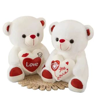 Love Heart Teddy Bear Stuffed Animals Unisex Soft Toys Bouquet Decoration Mother's Day Valentines Gifts Plush Teddy Bear Plush Wholesale Gift Toys - Shenzhen Anxun Technology Co., Ltd. - China